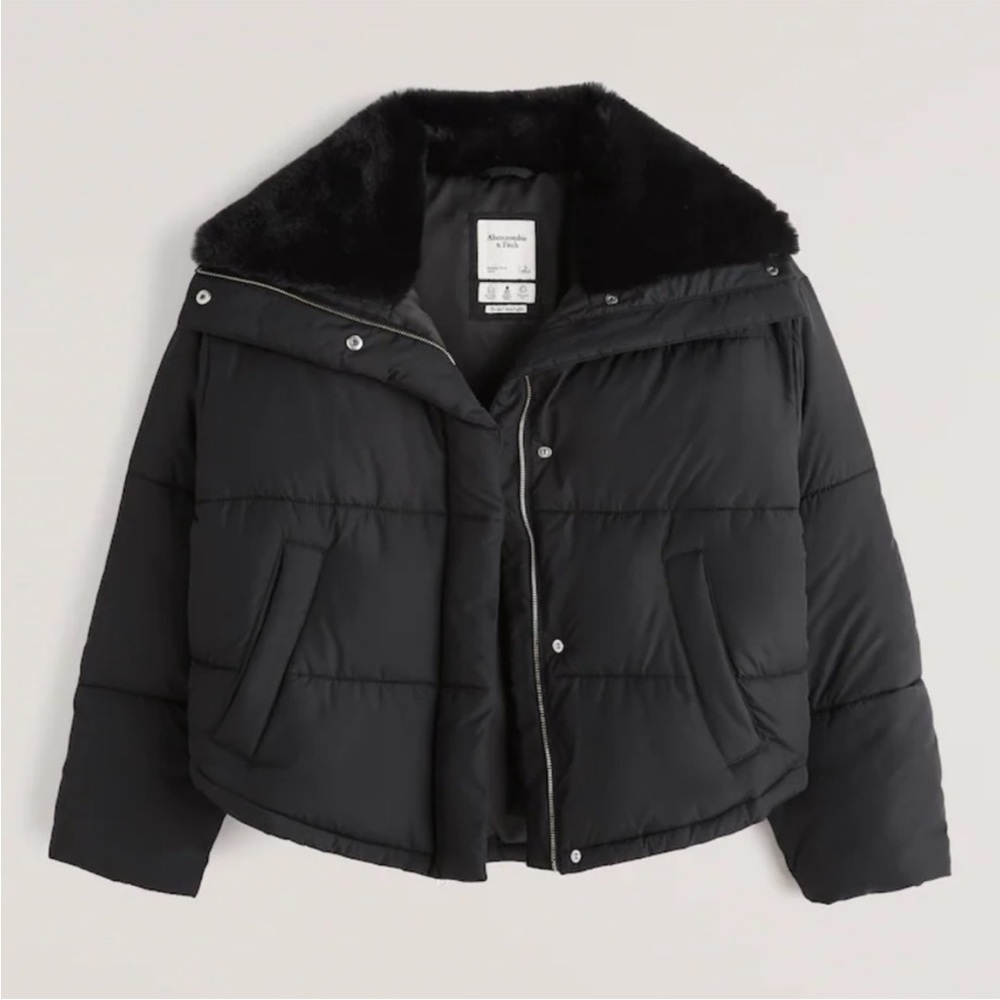 The A&F Funnel Neck Mini Jacket